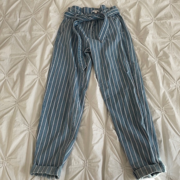 ardene striped ballon leg pants size 3 - Picture 1 of 2
